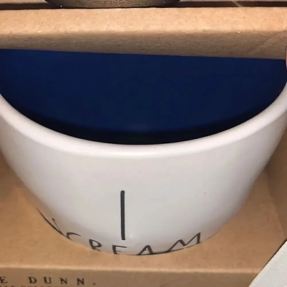 NWT RAE DUNN-Ice Cream Set I scream You Scream New